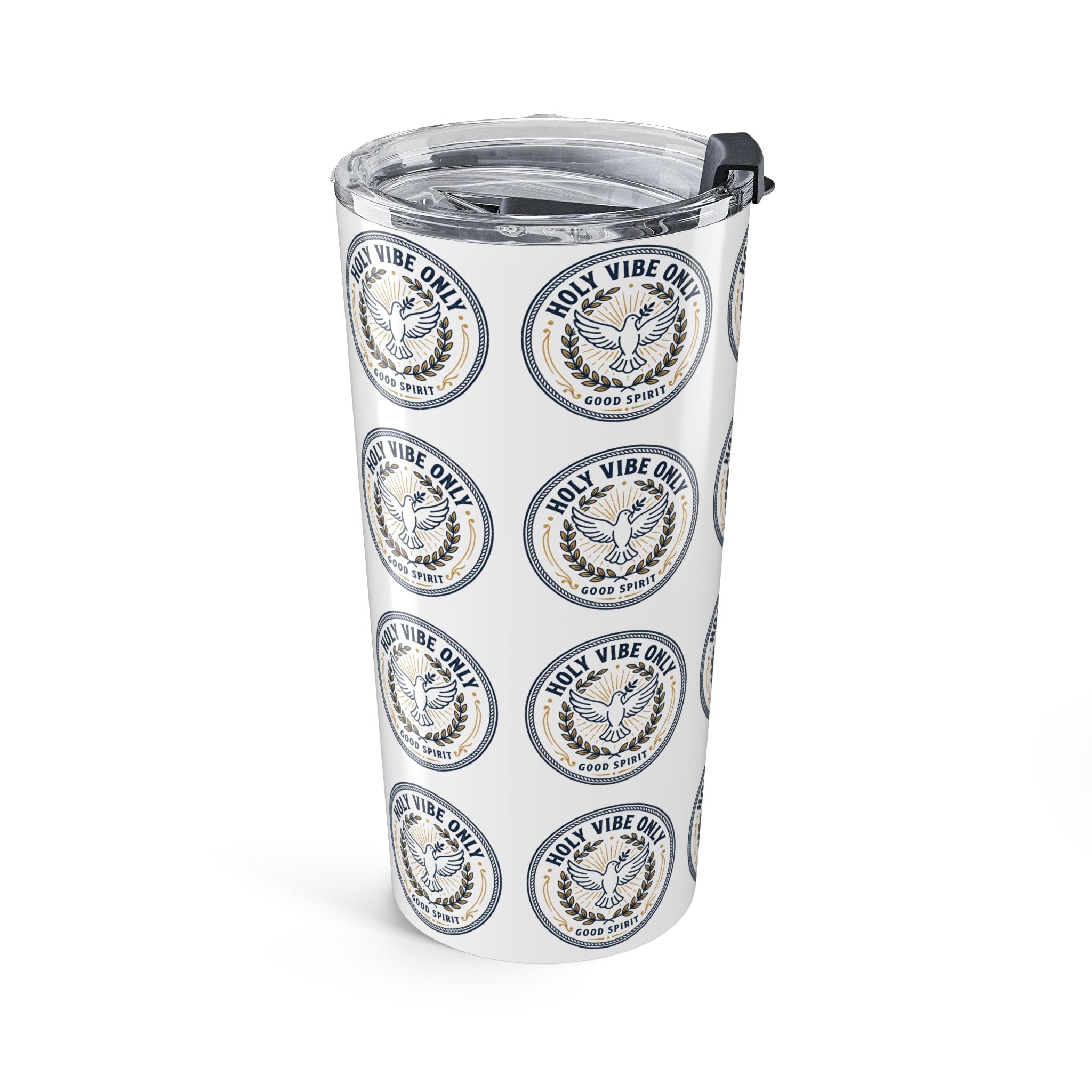 20oz "Holy Vibe Only" Insulated Tumbler — Inspirational Spiritual Travel Cup