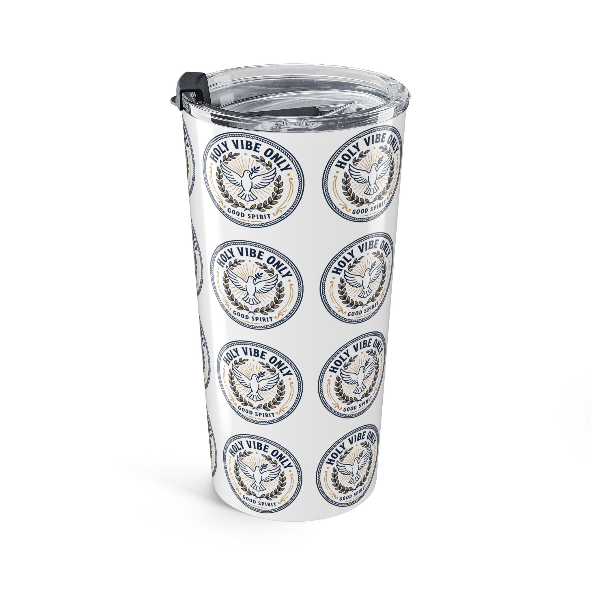 20oz "Holy Vibe Only" Insulated Tumbler — Inspirational Spiritual Travel Cup